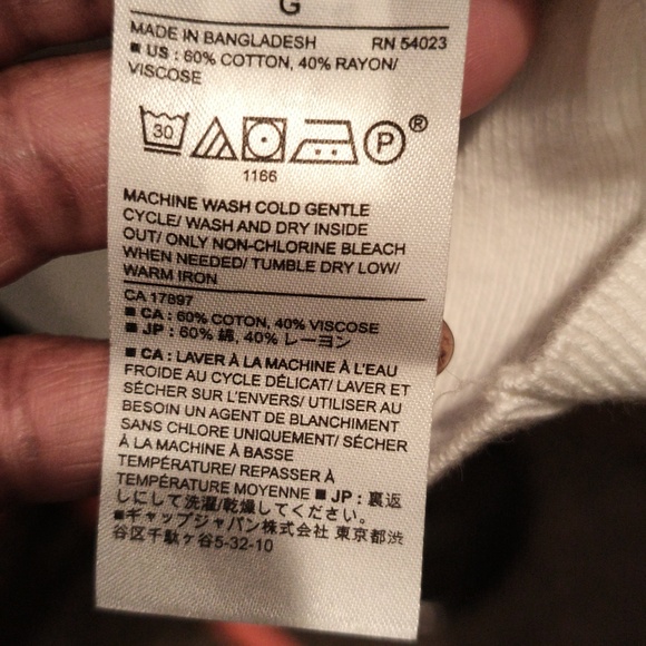 FINAL PRICE NWT Banana Republic White Short Sleeve Top Size Large - Picture 9 of 10